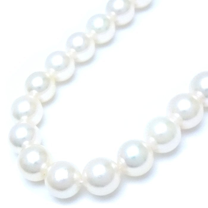 Akoya Pearl Necklace Silver 8-8.5mm