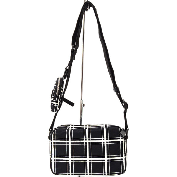 Marni Unisex Camera Shoulder Bag Monochrome Check in Great Condition