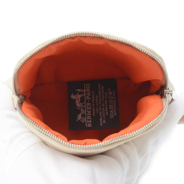 Hermes Canvas Bolide Mini Pouch 103772M in Great Condition