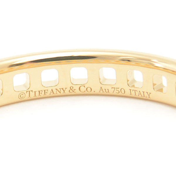 Tiffany & Co T True Narrow Ring 750YG Yellow Gold 23.5 in Great Condition