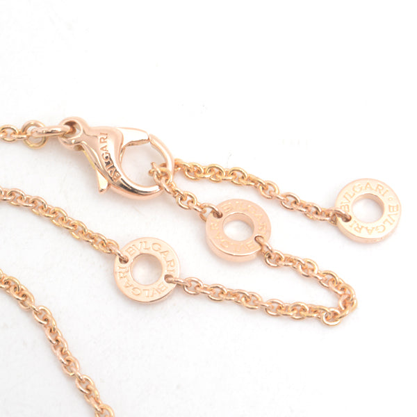 Bvlgari B-ZERO1 Edge Diamond Necklace Pink Gold