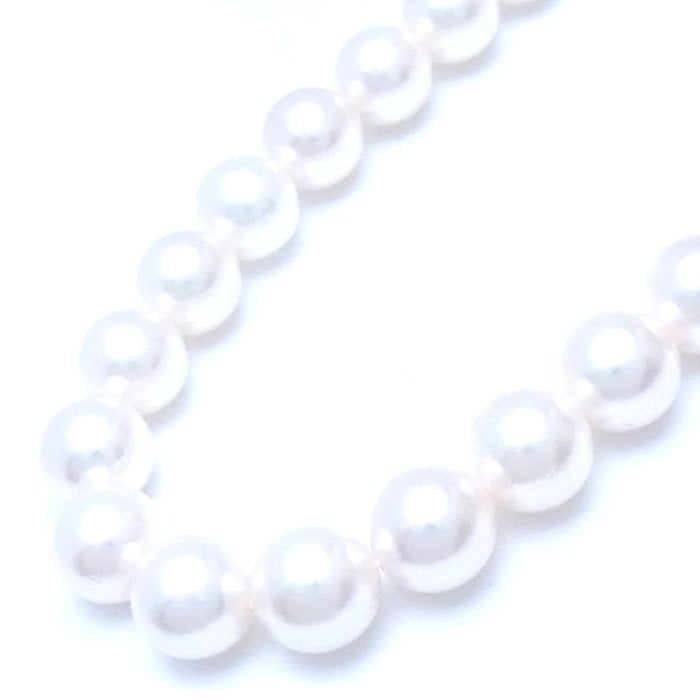 Akoya Pearl Necklace Silver 8-8.5mm