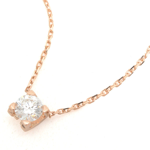 Cartier 750PG Diamond Necklace Pink Gold in Great Condition