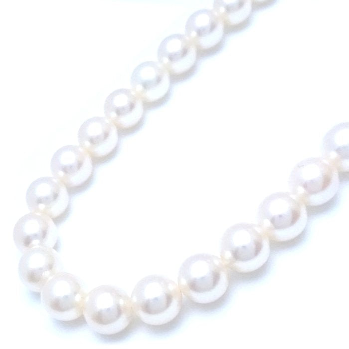 Akoya Pearl Necklace Silver 40cm