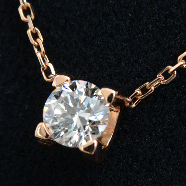 Cartier 750PG Diamond Necklace Pink Gold in Great Condition