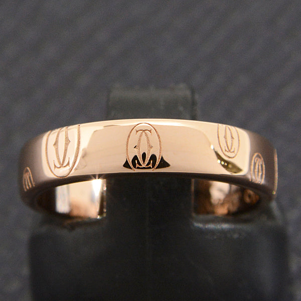 Cartier Happy Birthday Ring Pink Gold 750PG in Great Condition