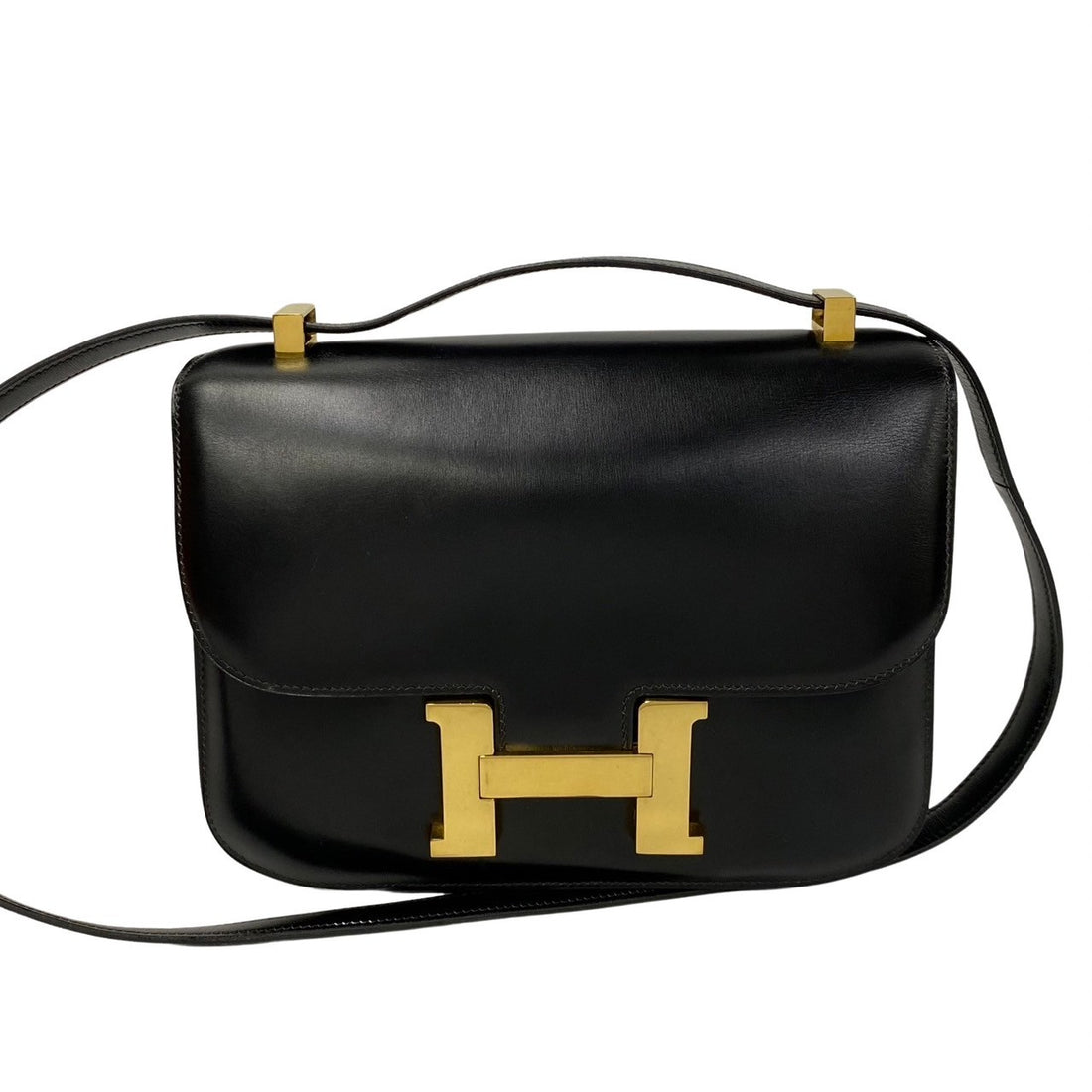 Hermes Box Calf Constance 23 Leather Crossbody Bag in Very Good Condition