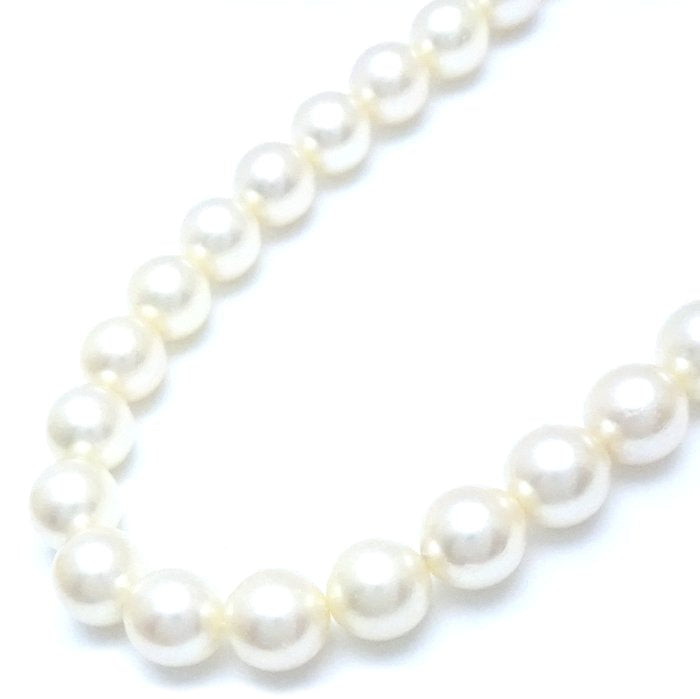 Akoya Pearl Necklace Silver 8-8.5mm