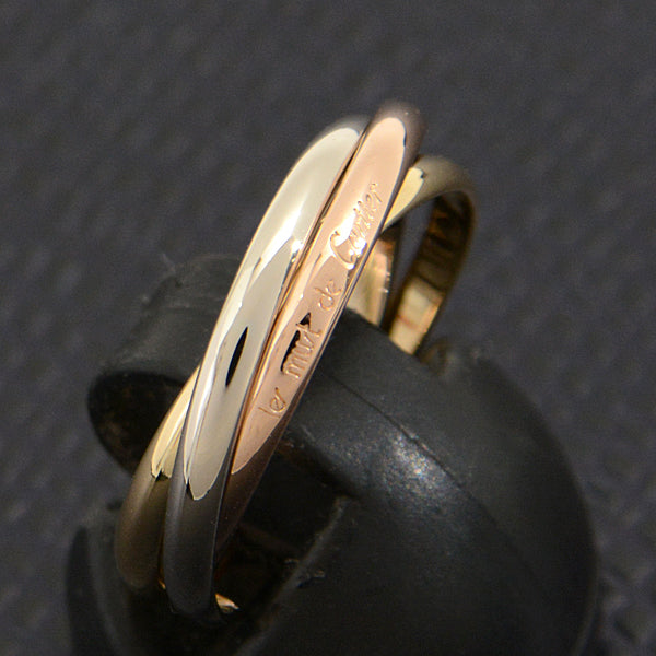 Cartier Trinity XS Ring 750YG×WG×PG Gold