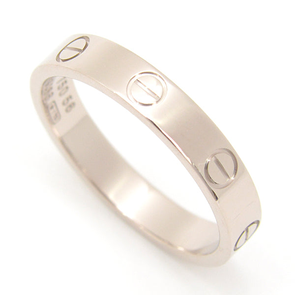 Cartier White Gold Mini Love Ring 750WG in Great Condition