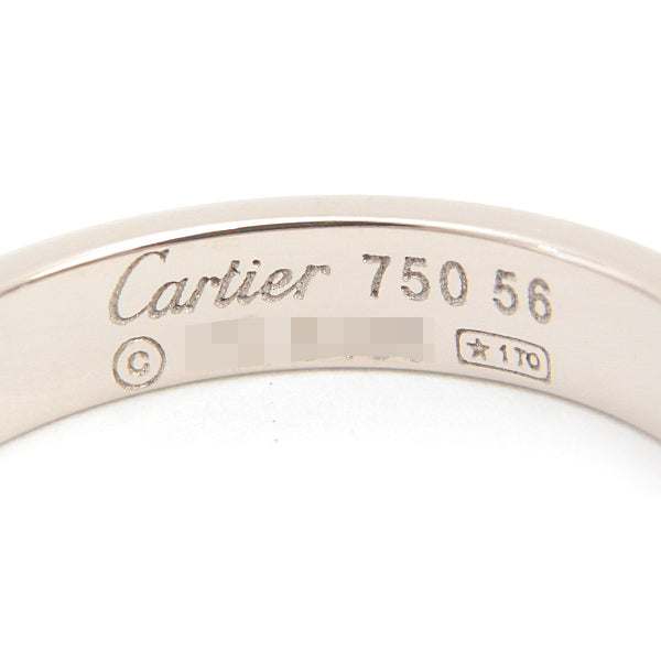 Cartier White Gold Mini Love Ring 750WG in Great Condition