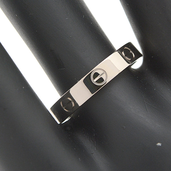 Cartier White Gold Mini Love Ring 750WG in Great Condition