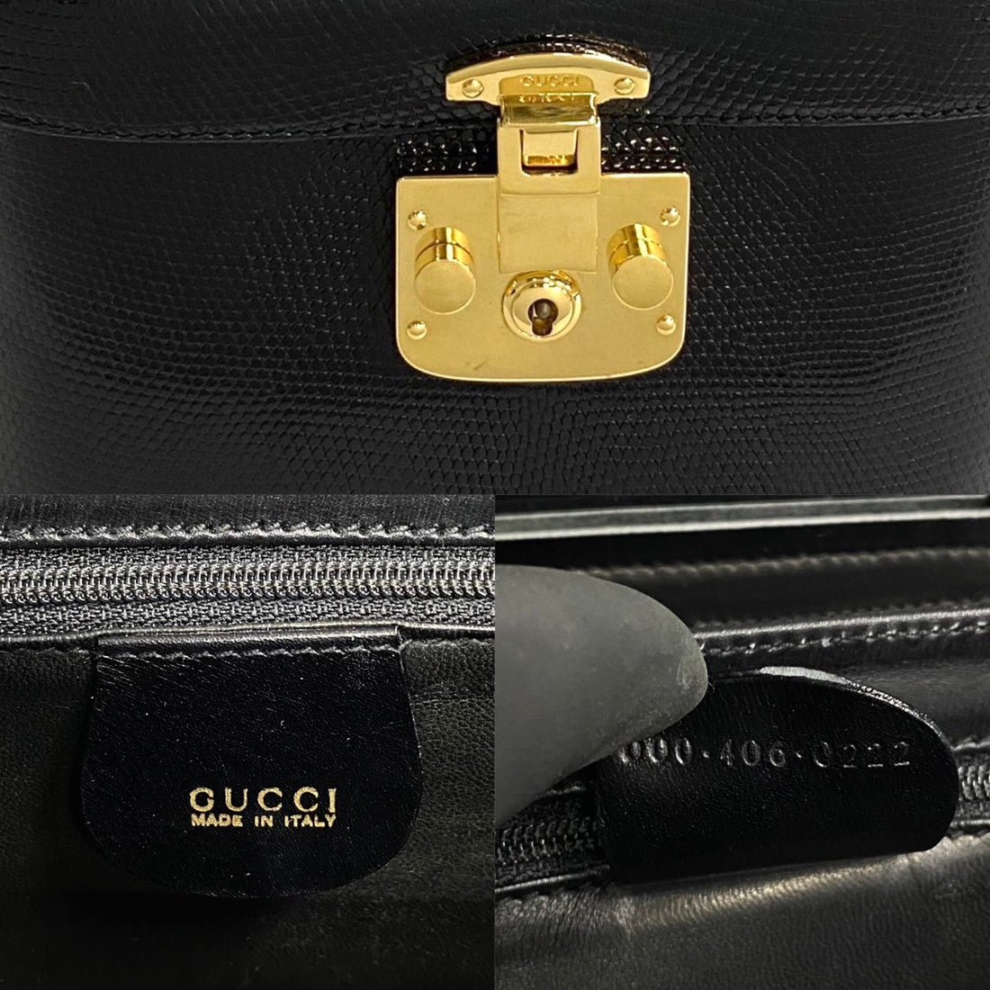 Gucci Leather Vanity Bag Leather Vanity Bag 000 406  in Very Good Condition