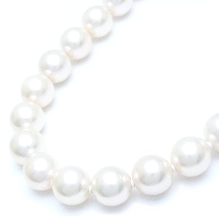 Akoya Pearl Necklace Silver 8.5-9mm