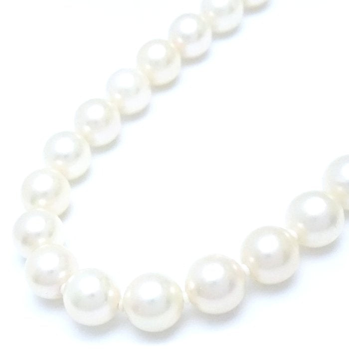 Akoya Pearl Necklace Silver 7.5-8mm