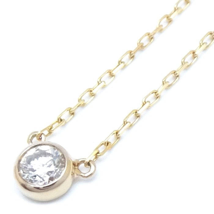 Diamond Necklace 0.10ct K18PG Pink Gold