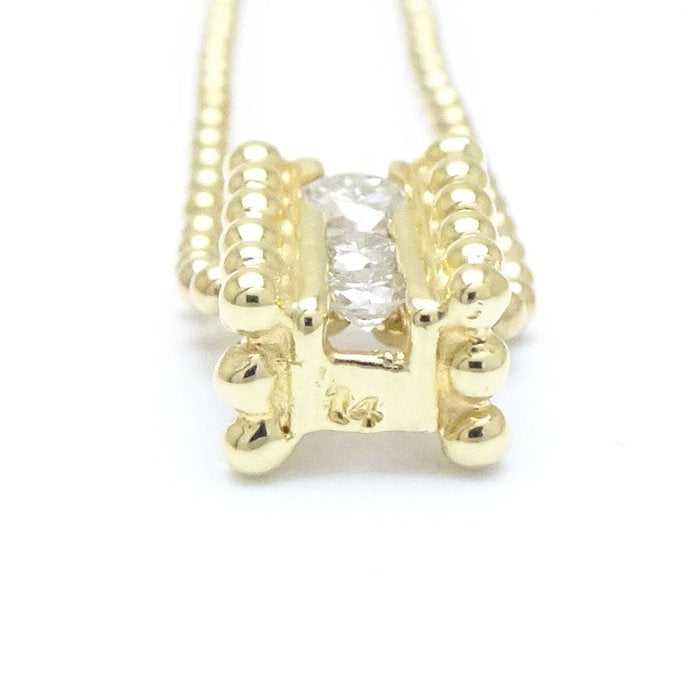 Diamond Necklace 0.14ct K18YG Yellow Gold