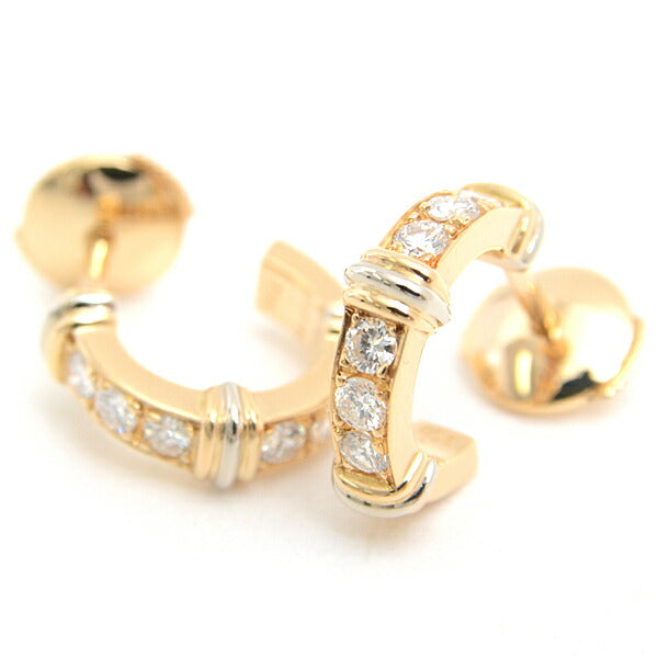 Cartier 750YG Diamond Contessa Earrings in Great Condition