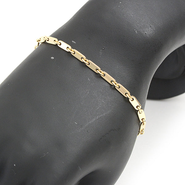 Cartier 750YG Figaro Chain Bracelet Yellow Gold in Great Condition