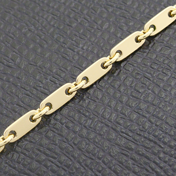 Cartier 750YG Figaro Chain Bracelet Yellow Gold in Great Condition