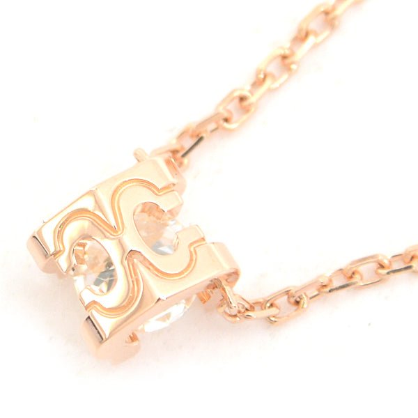 Cartier 750PG Diamond Necklace 0.23ct Pink Gold in Great Condition