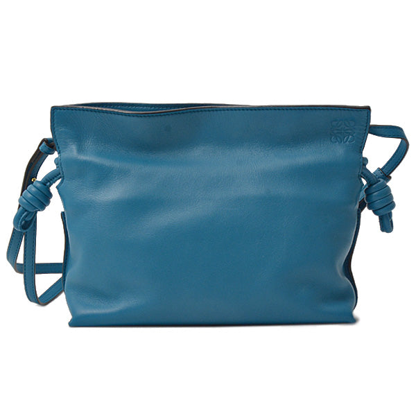 Loewe Flamenco Mini 2WAY Shoulder Bag Clutch Blue