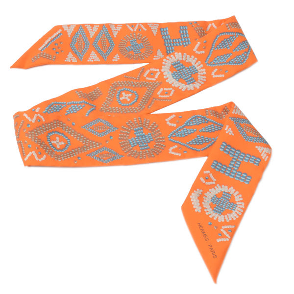 Hermes Silk Twilly Scarf