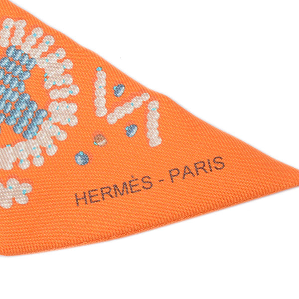 Hermes Silk Twilly Scarf