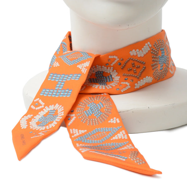 Hermes Silk Twilly Scarf