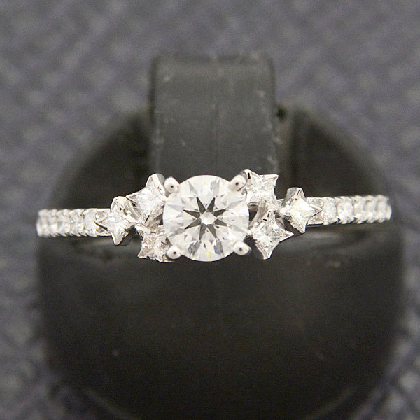 AHKAH Celestial Love Platinum Diamond Ring PT900 in Great Condition