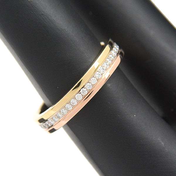 Cartier Trinity Diamond Wedding Ring 750YG×WG×PG in Great Condition