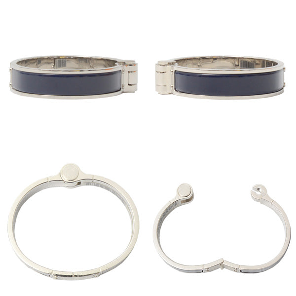 Hermes Metal Hinge PM Bracelet Navy