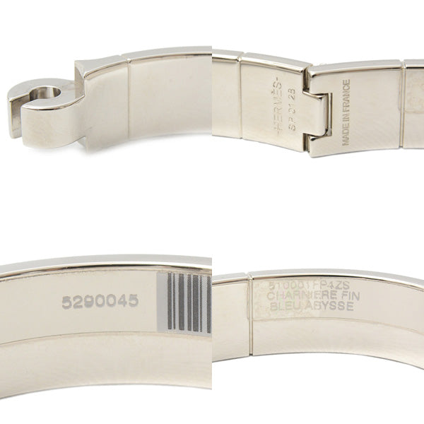 Hermes Metal Hinge PM Bracelet Navy