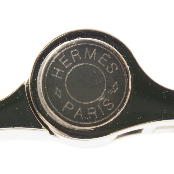 Hermes Metal Hinge PM Bracelet Navy in Great Condition