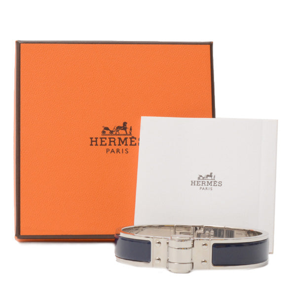 Hermes Metal Hinge PM Bracelet Navy