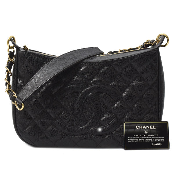 Chanel Caviar Skin Matelasse Shoulder Bag