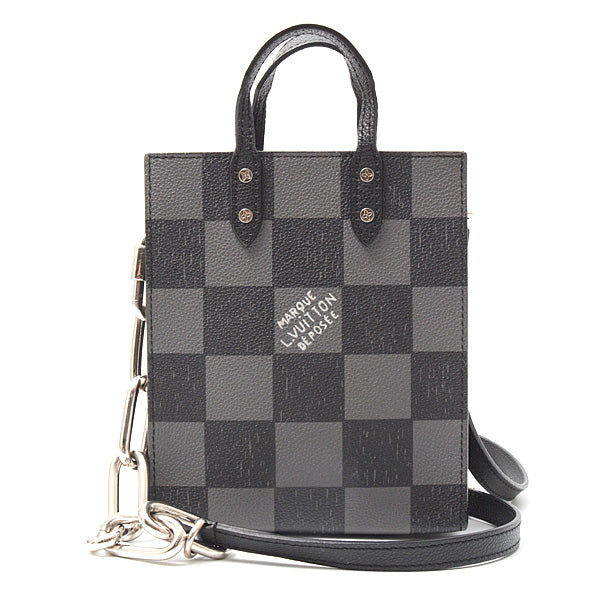 Louis Vuitton Damier Checkerboard Sac Plat XS Tote Bag N60479