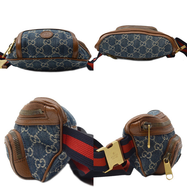 Gucci GG Supreme Canvas Denim Waist Bag 682933