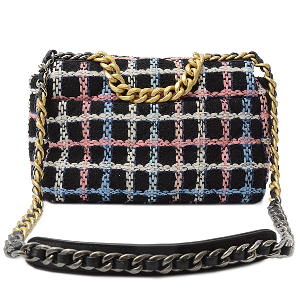 Chanel Tweed 19 Chain Shoulder Bag