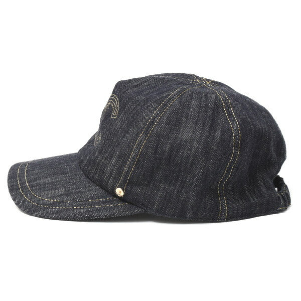 Chanel Denim Cap Cotton Navy Unisex in Great Condition