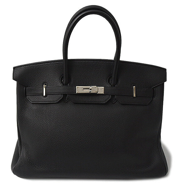 Hermes Birkin 35 Togo Handbag Black