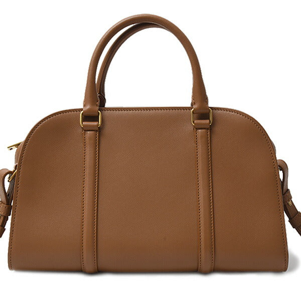 Saint Laurent Baby Duffle Rock Leather Handbag Brown