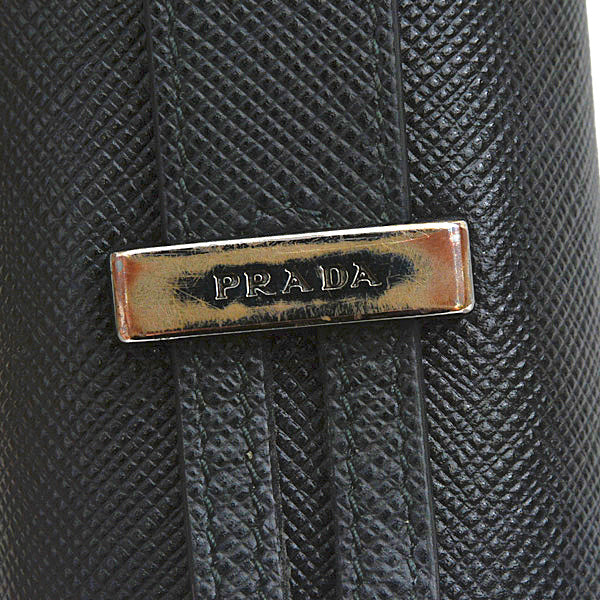 Prada Saffiano Leather Zip-Around Long Wallet 2ML027