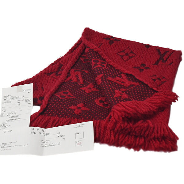 Louis Vuitton Wool Silk Scarf Rouge