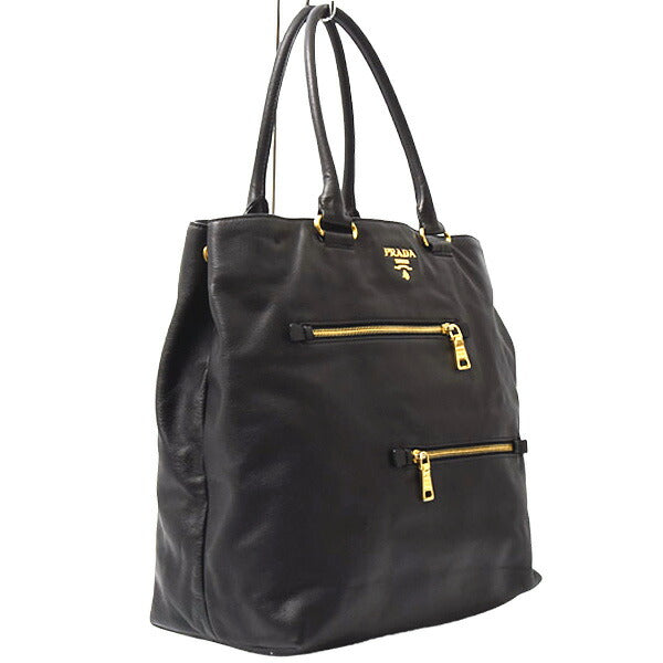 Prada Saffiano Leather 2WAY Tote Bag Black