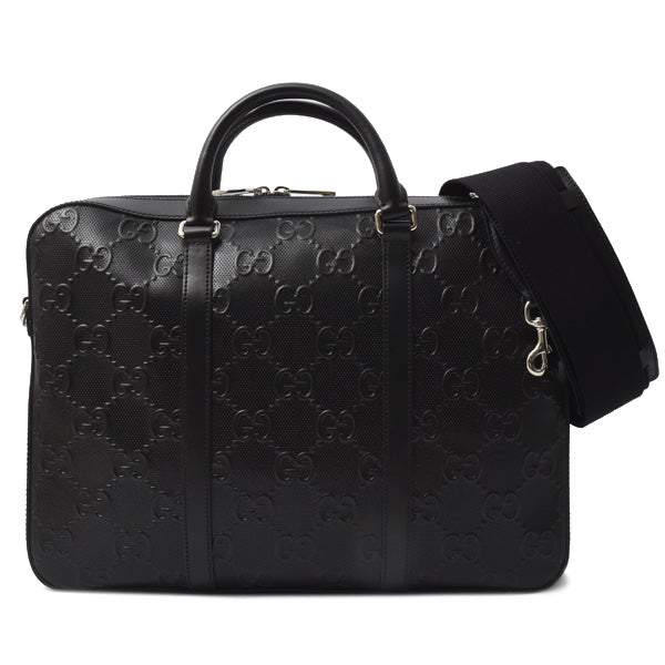 Gucci GG Embossed Briefcase 658573 in Great Condition