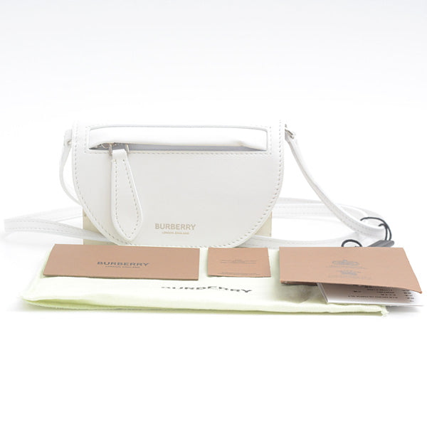 Burberry Mini Olympia Micro Shoulder Bag White