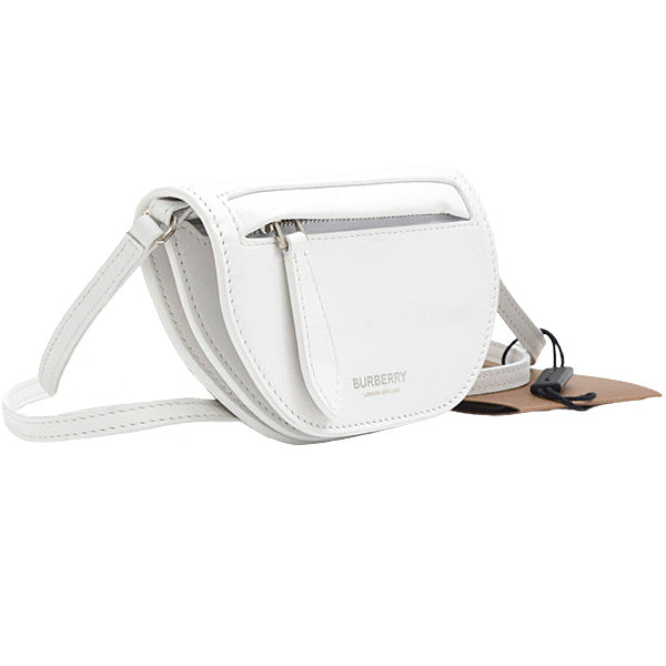 Burberry Mini Olympia Micro Shoulder Bag White