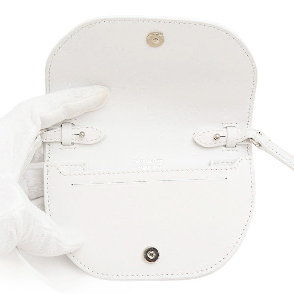 Burberry Mini Olympia Micro Shoulder Bag White