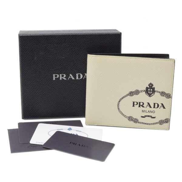 Prada Leather Bifold Wallet 2M0513 in Great Condition